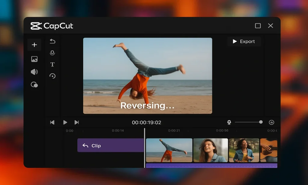 Reverse Video in CapCut